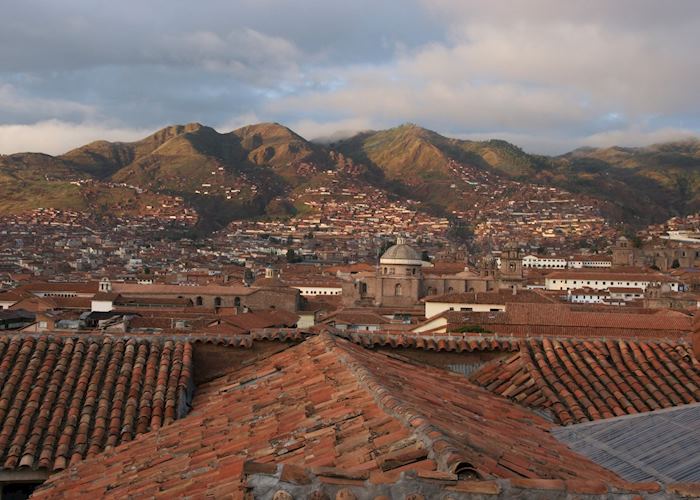 Cuzco rooftops, a view from the Casa San Blas