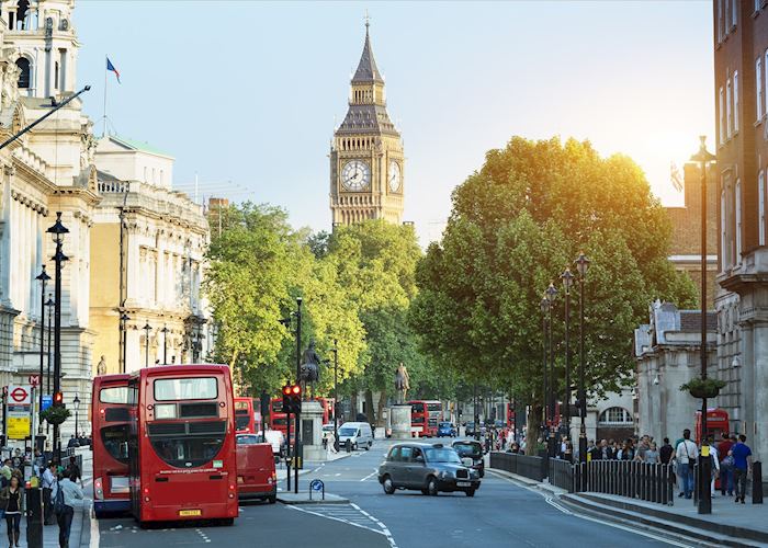 Big Ben and Whitehall, London