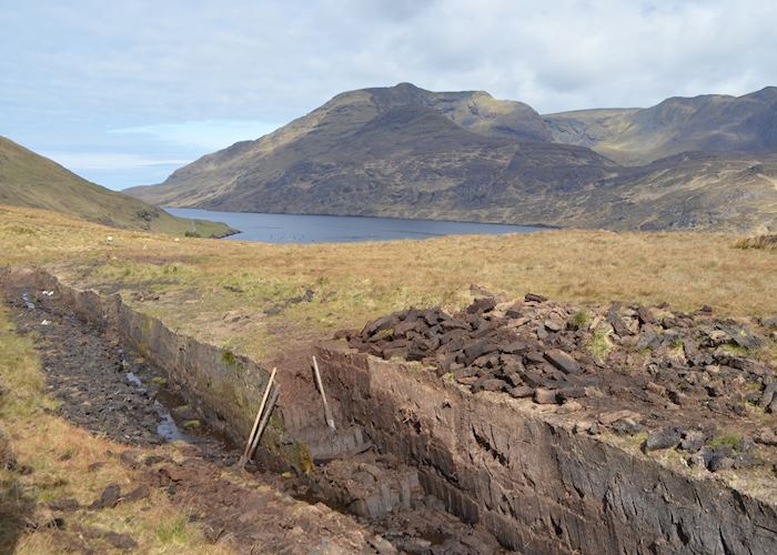Cutting peat in Connemara