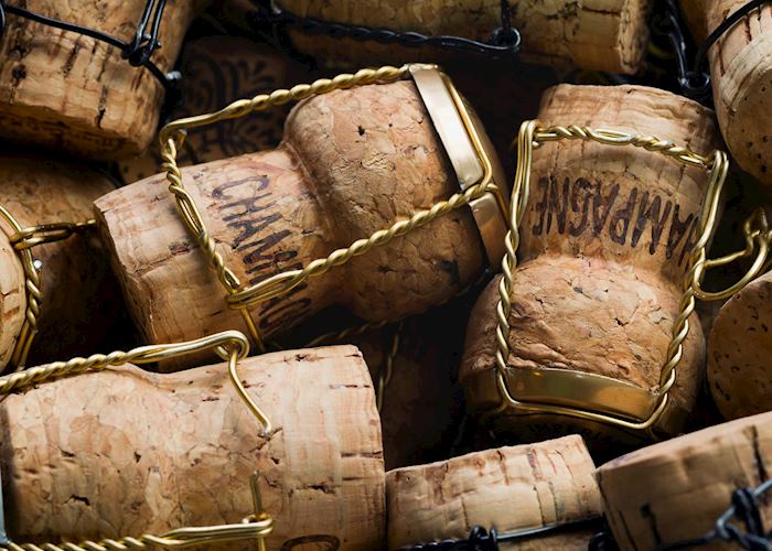 Champagne corks, France