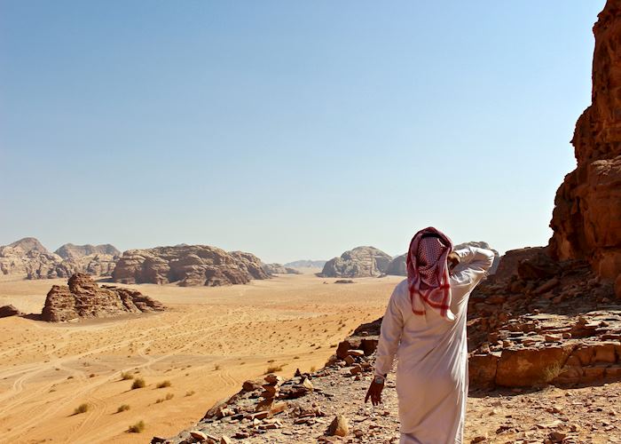 Bedouin guide in Wadi Rum