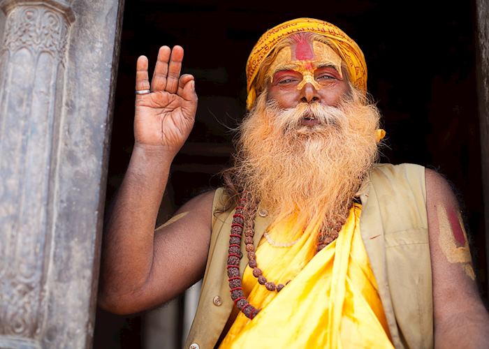 Sadhu at Pashupatinath Temple