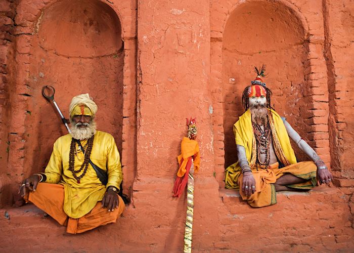 Sadhus at Pashupatinath Temple