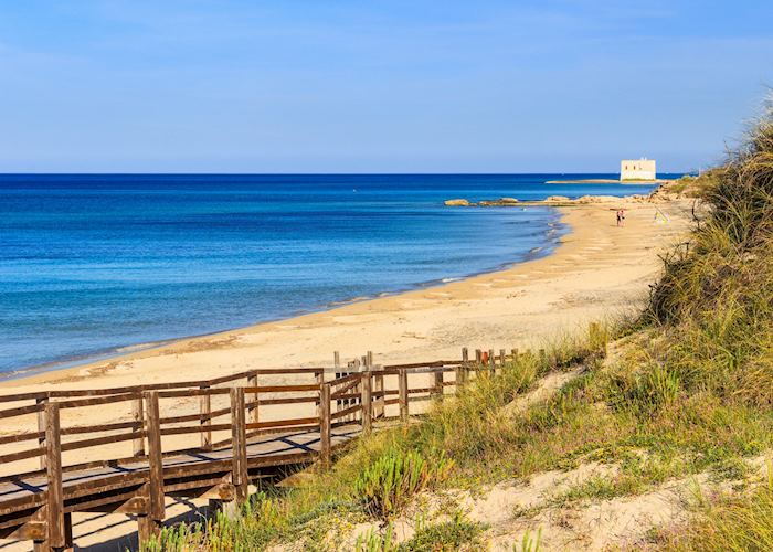 Coast line in Fasano, Puglia