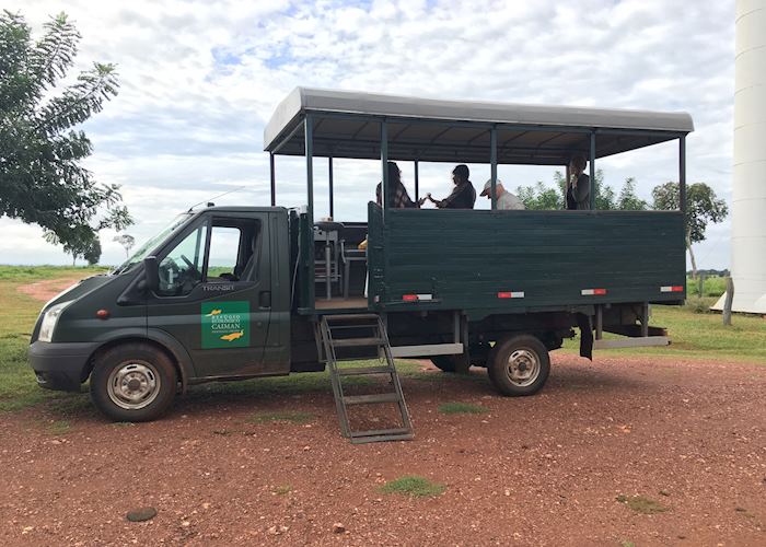 Safari vehicle at Caiman Lodge, Pantanal