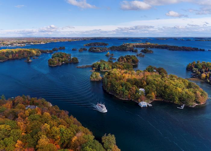 Cruising in the Thousand Islands, near Kingston