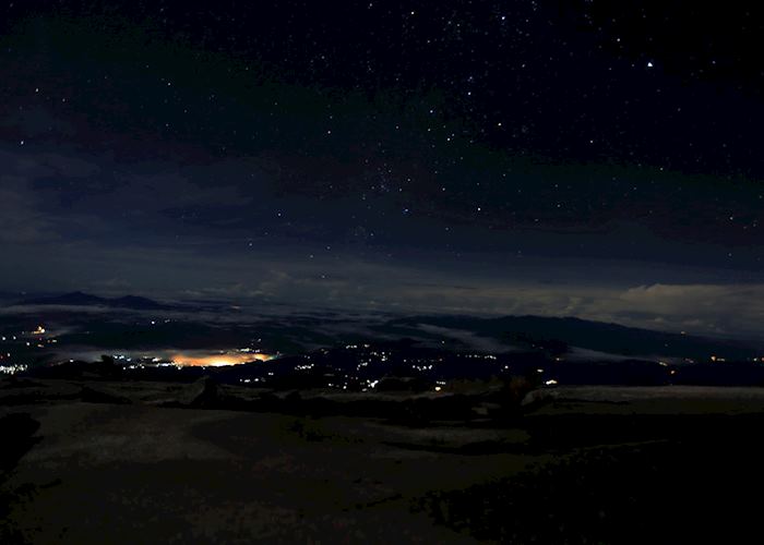 Heading to the summit of Mount Kinabalu overlooking KK