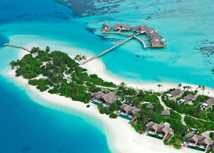 Aerial view, Niyama, Maldive Island
