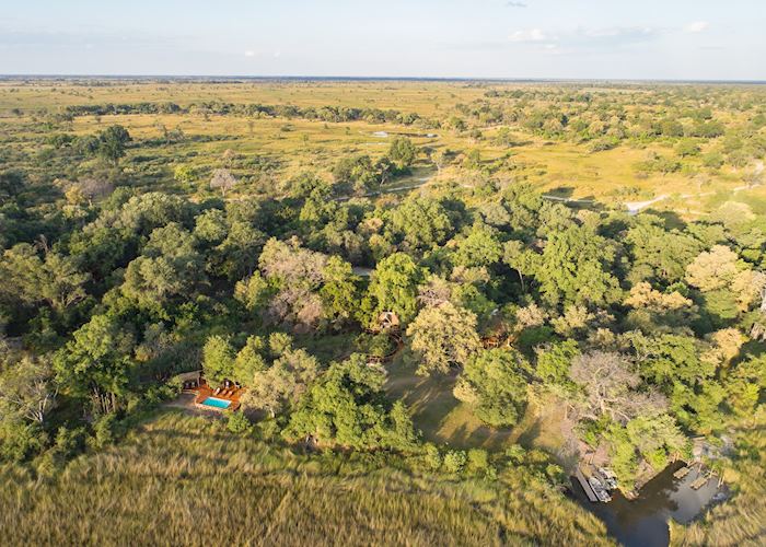 Camp Moremi from above