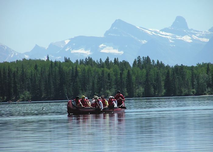Voyageur Canoe, Jasper National Park