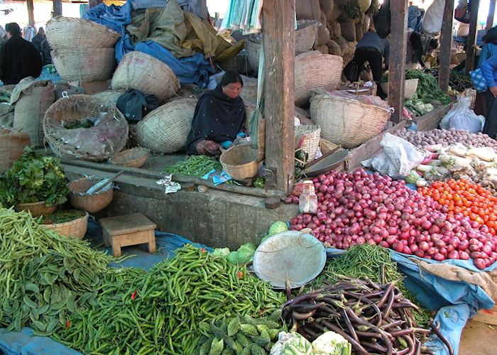 Weekend market, Thimpu
