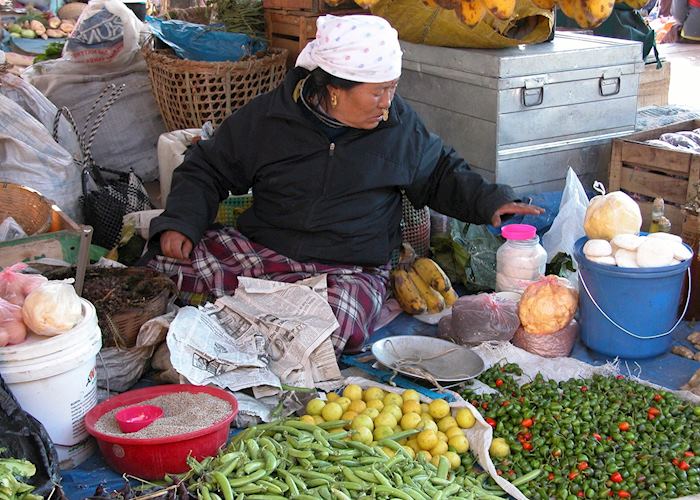 Weekend market, Thimpu