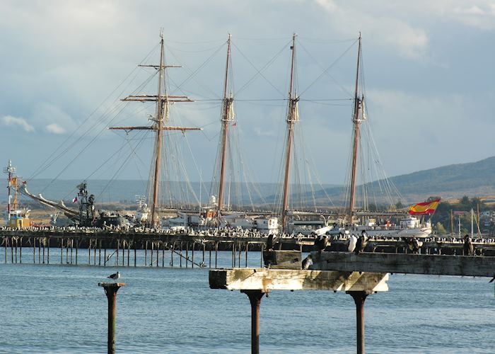 Dock at Punta Arenas, Chile