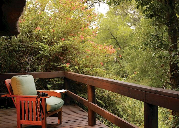 Standard room deck, Sabi Sabi Little Bush Camp