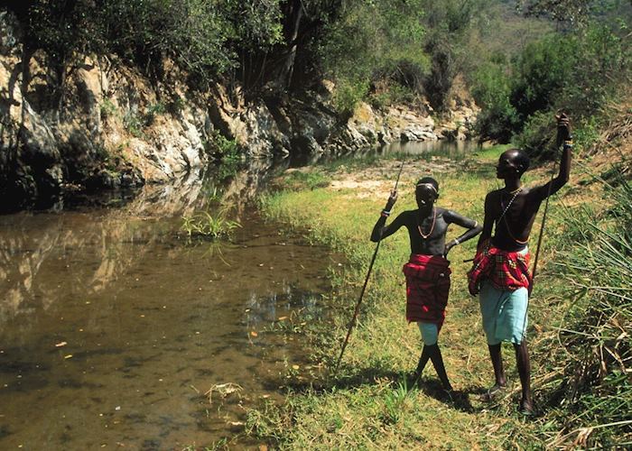 Maasai elders in the Matthews Mountain Range