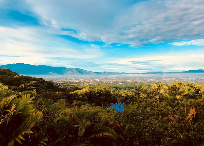 Central Valley view from the villa