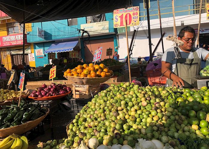 Oaxacan food market 