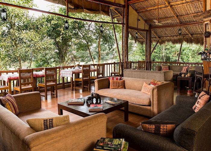Dinning area, Diphlu River Lodge
