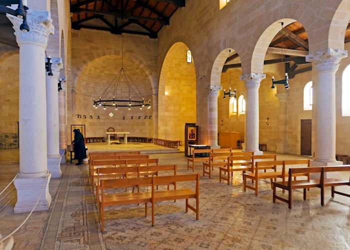 Mosaic floor in the Church of the Multiplication