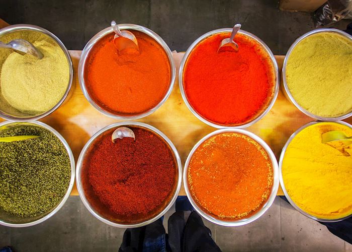 Spices at the Mahane Yehuda Market, Jerusalem