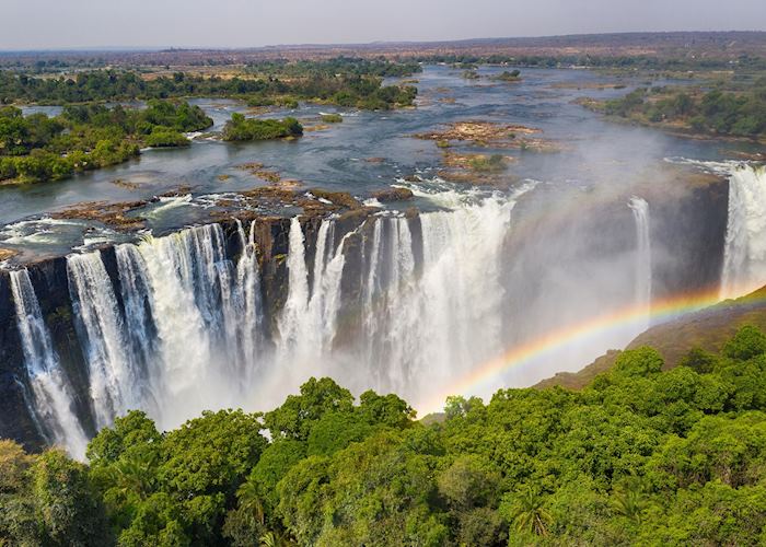 Aerial view of Victoria Falls