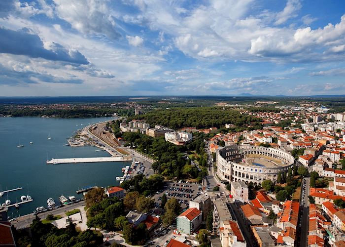 Pula waterfront, Istria