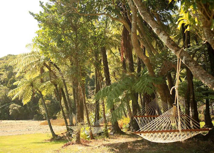 Relaxing at Furneaux Lodge