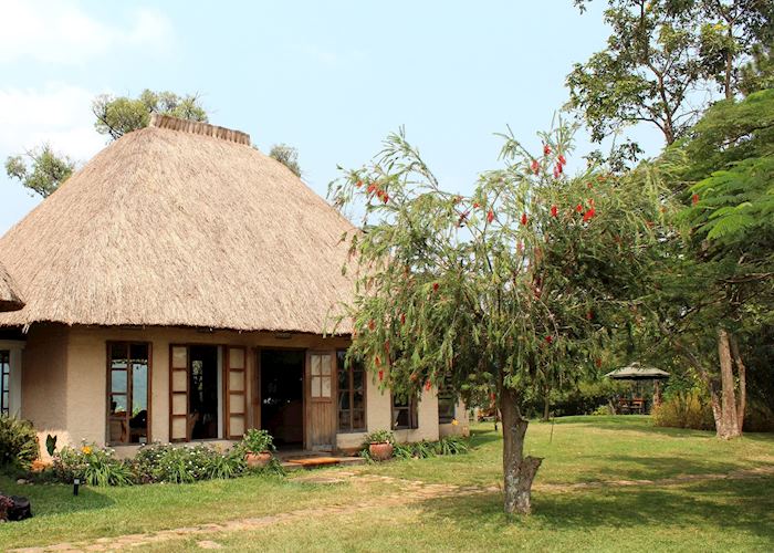 Main area at Ndali Lodge