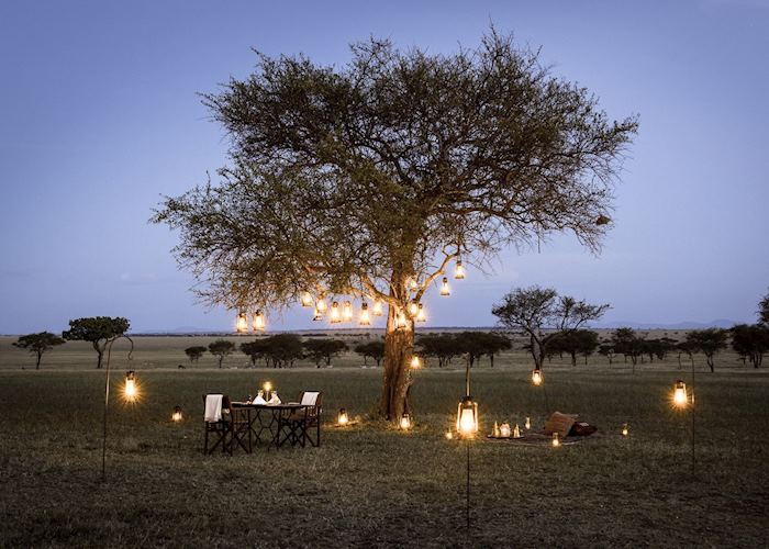 Bush dinner at Sabora Tented Camp