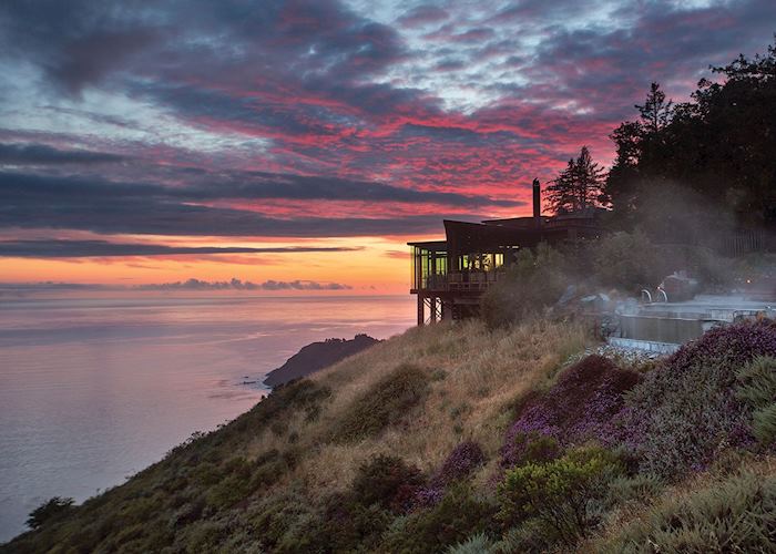 Sierra Mar sunset, Post Ranch Inn