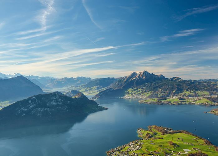 Mount Pilatus and Lake Lucerne