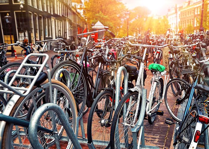 Bicycle parking in Amsterdam