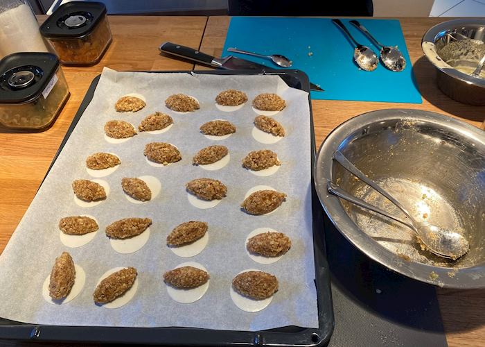 Lebkuchen ready to bake
