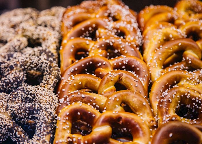 Bavarian pretzels, Germany