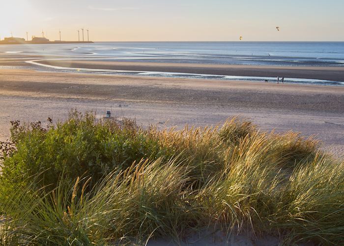 Coastline of Knokke-Heist, Belgium