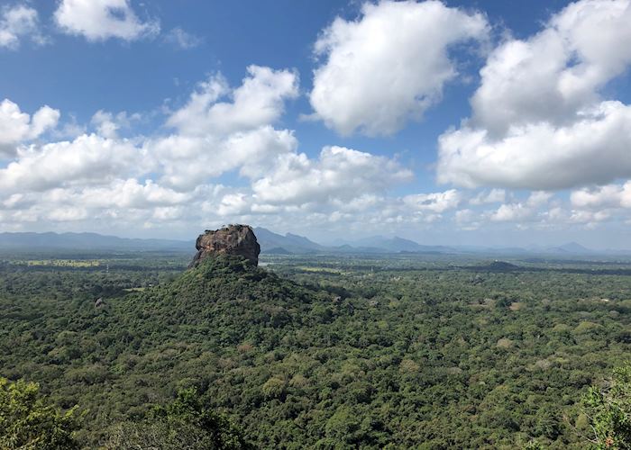 View of Sigiriya Rock from Pidurangala Rock
