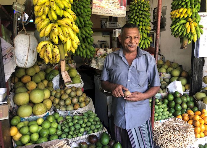 Fruit for sale at a market in Kandy