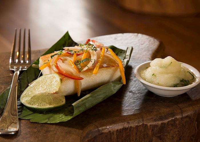 Locally caught fish at Hacienda Concepcion