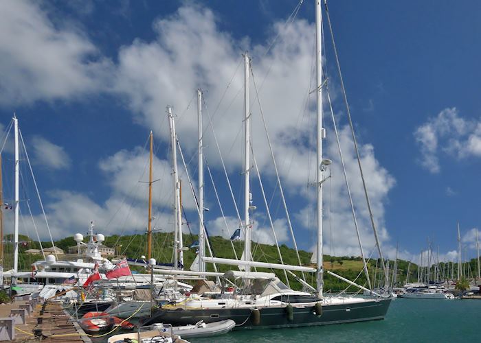 Yachts in Nelson's Dockyard