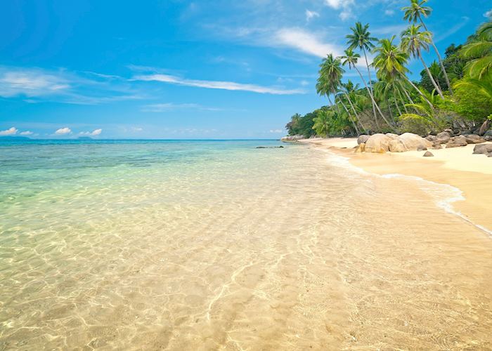 Deserted beach on the Perhentian Islands