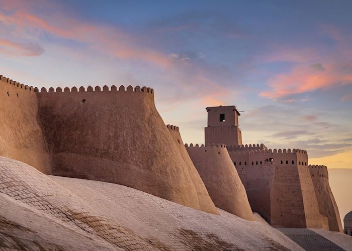 Ancient city walls of Khiva