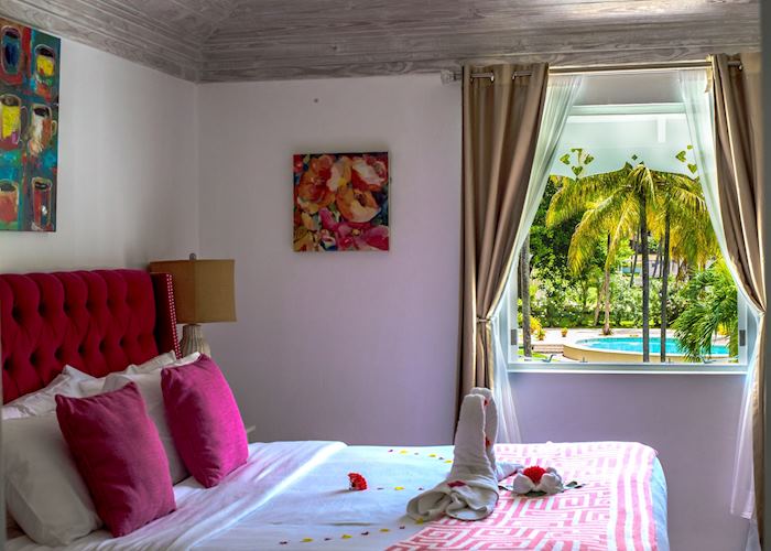 Room interior at Bequia Plantation Hotel