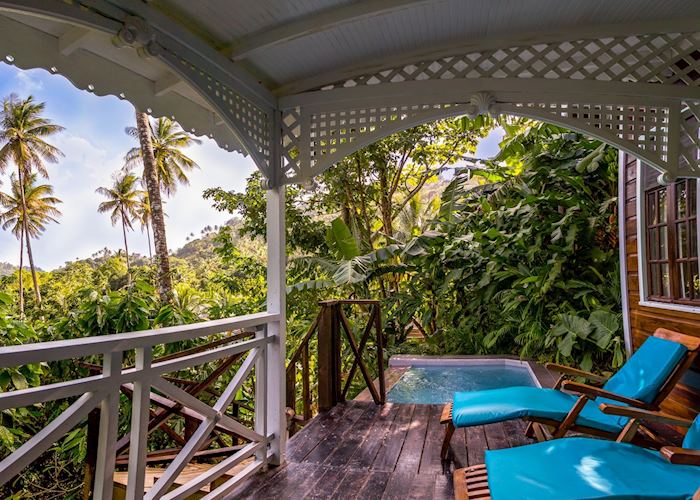 Plunge Pool at Papaya Cottage