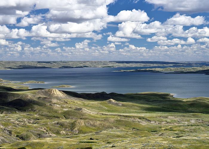 Lake Diefenbaker near Kyle, Saskatchewan