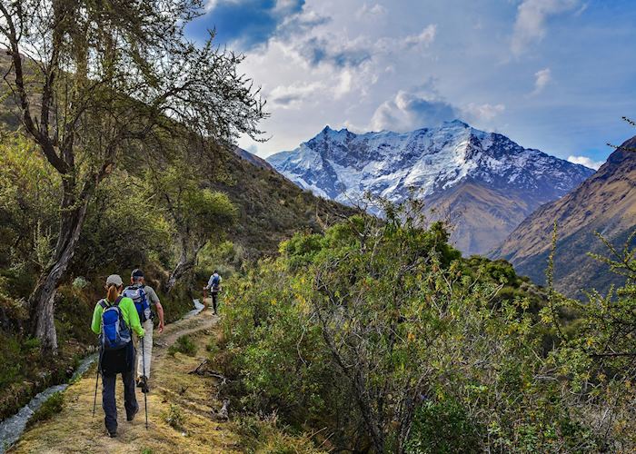 Hiking on the Salkantay Trek