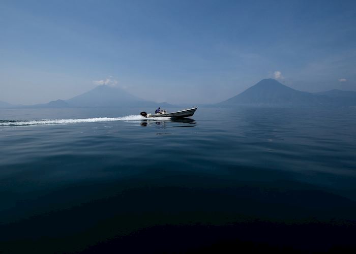Boat tour of lake and Santiago de Atitlán