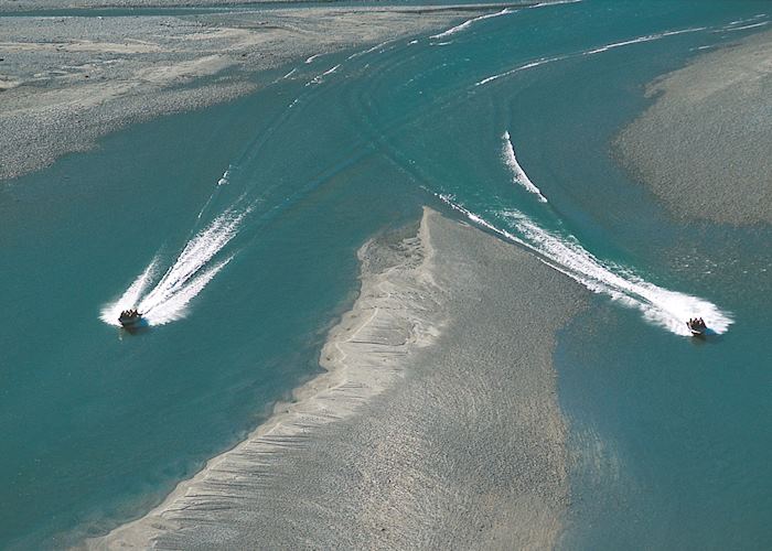 Jet boats, Siberia Experience, Wanaka