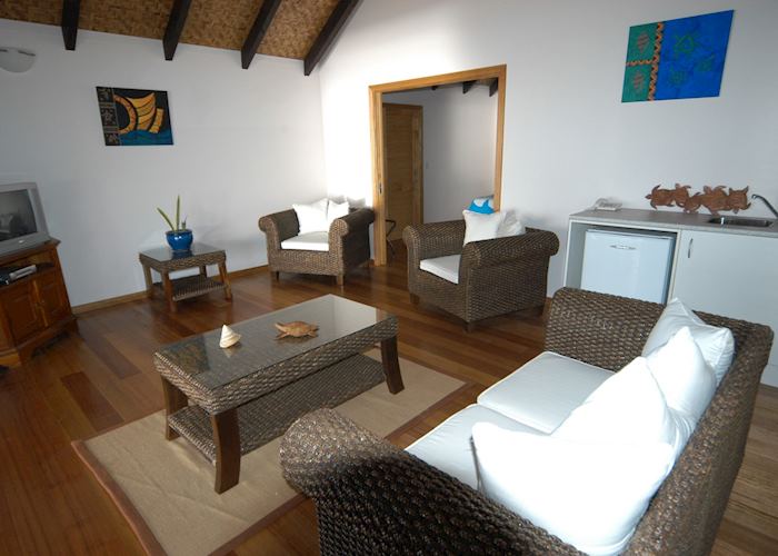 Manea beachfront suite, Are Tamanu Beach Village, Aitutaki