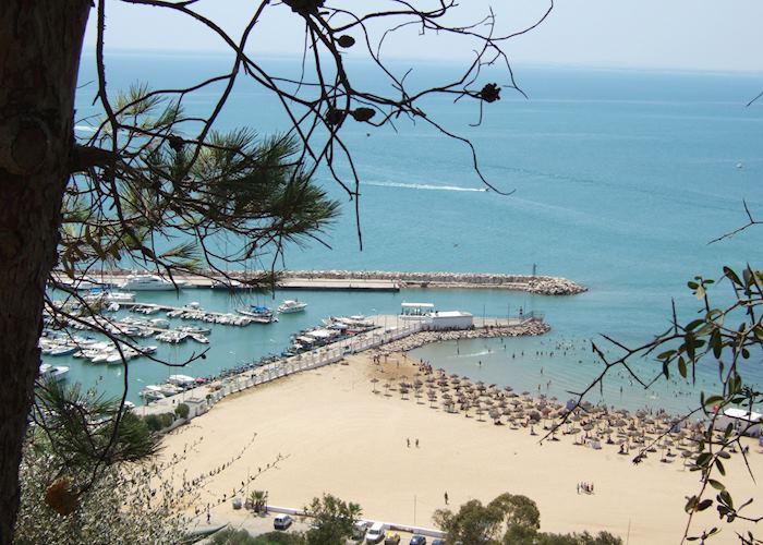 Sidi Bou Said marina, Tunisia