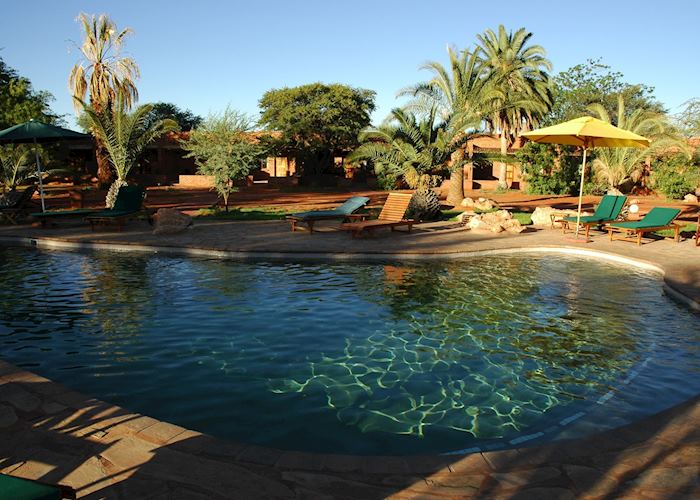 The pool, Kalahari Anib Lodge, Southern Namibia